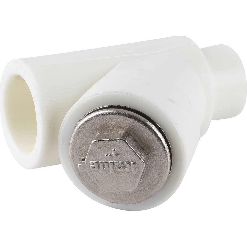Герметичный фильтр Kalde 32 (ВН-НР) (соединение муфта-муфта) для полипропиленовых труб под сварку (цвет белый), 3222-fls-320000
