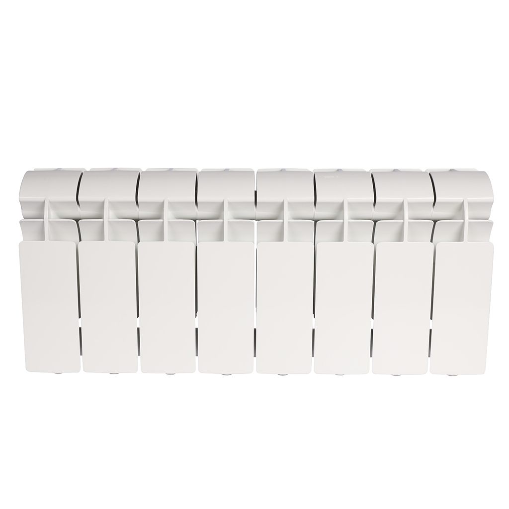 Радиатор алюминиевый Global VOX- R 200 8 секций боковое подключение (белый RAL 9010), VX02001008