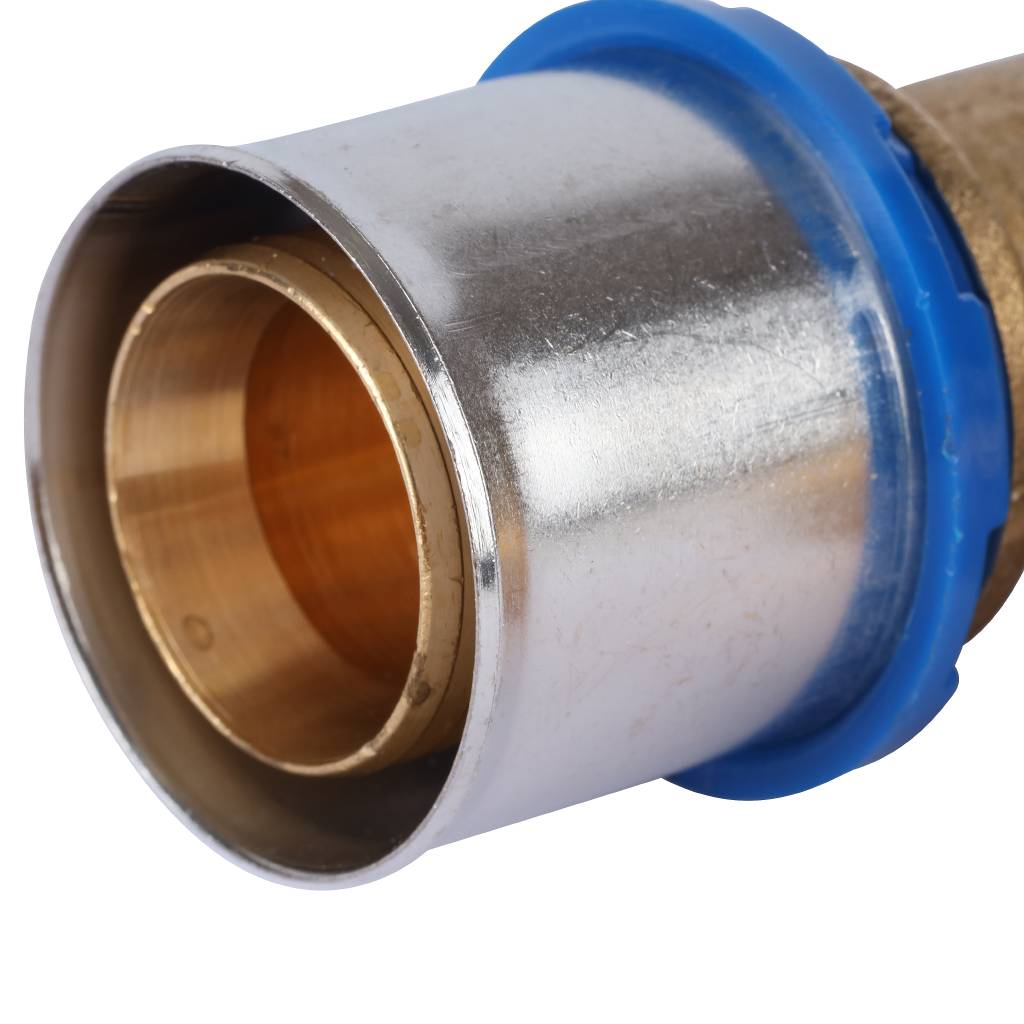 Угольник-переходник APE с наружной резьбой 1 х32 для металлопластиковых труб прессовой, ARL3010400