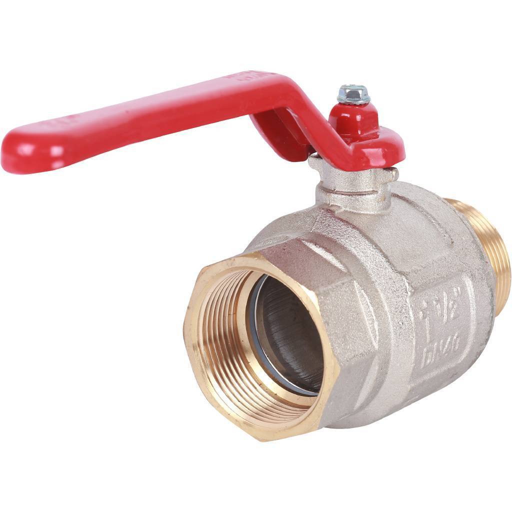 Кран шаровой Itap IDEAL 091 1 1/2 муфта/резьба полнопроходной (рычаг)