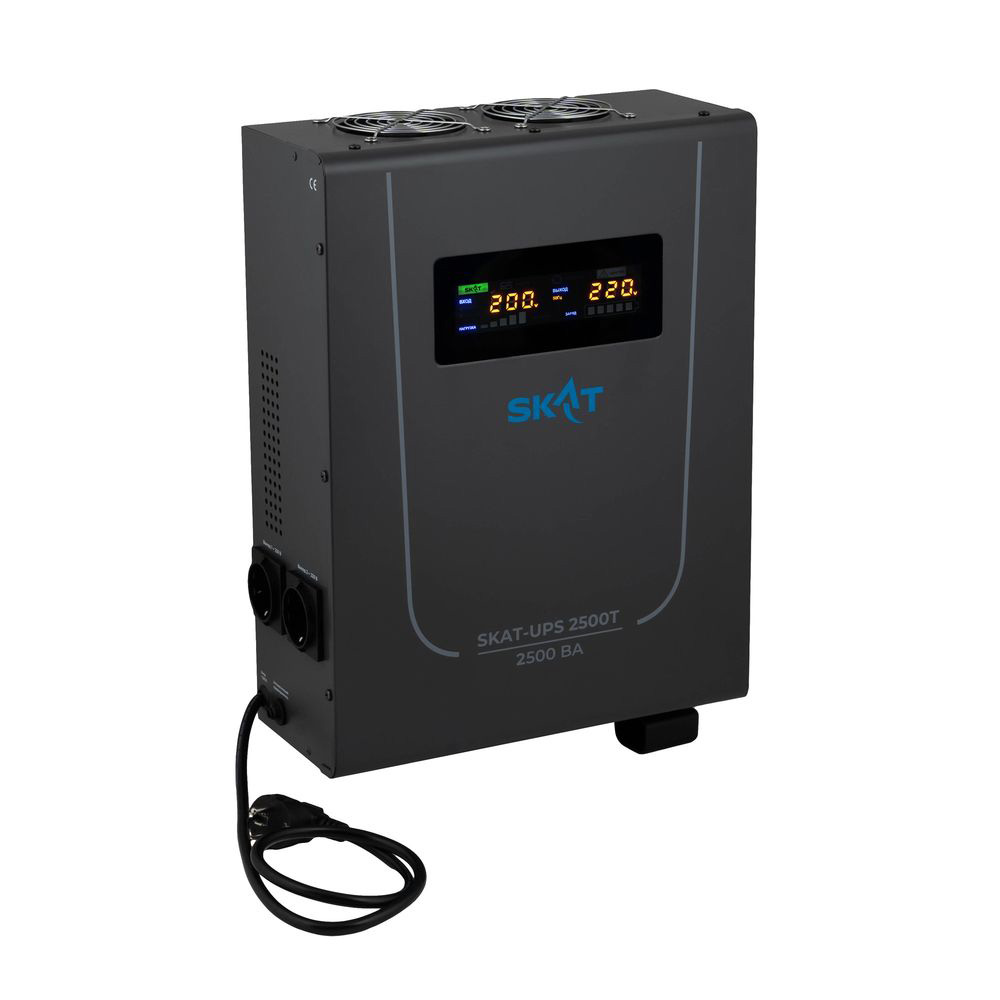 Источник питания Teplocom SKAT-UPS 2500T Line-Interactive 220В, 2500ВА, работает от 1 внешней АКБ, 4548