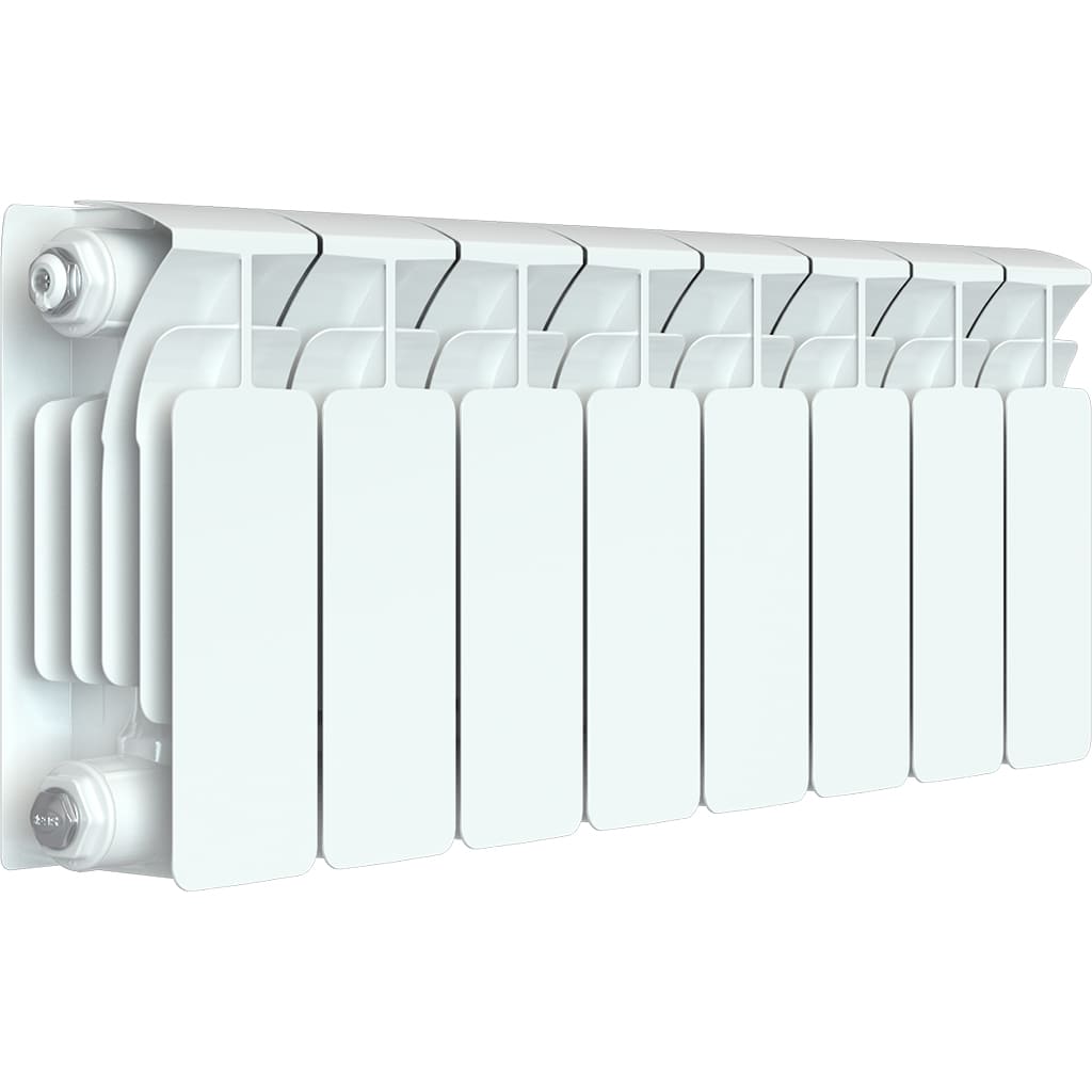 Радиатор биметаллический RIFAR BASE 200 8 секций боковое подключение (цвет RAL 7036), 84319