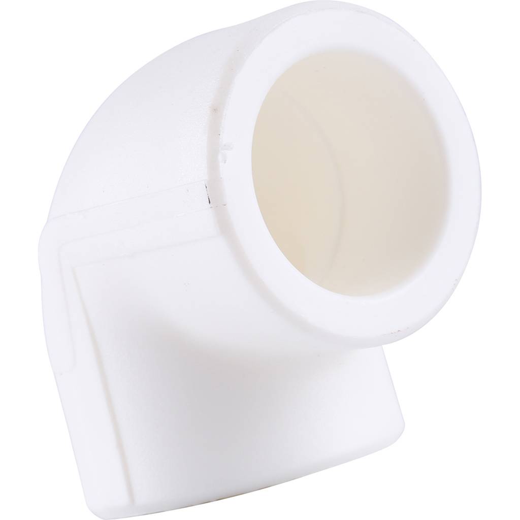 Угольник 90* Kalde d=25 для полипропиленовых труб под сварку (цвет белый)