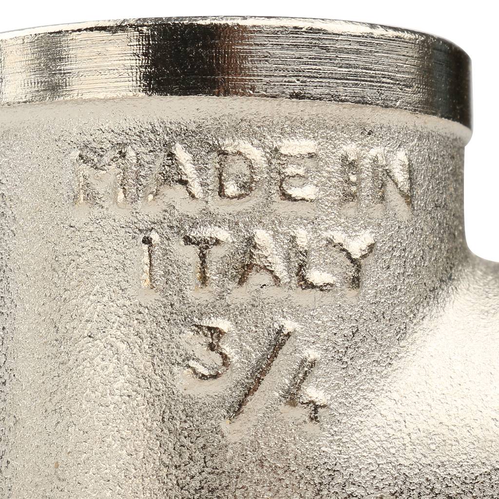 Угольник TIEMME НВ никелированный 3/4х3/4 для стальных труб резьбовой, 1500146