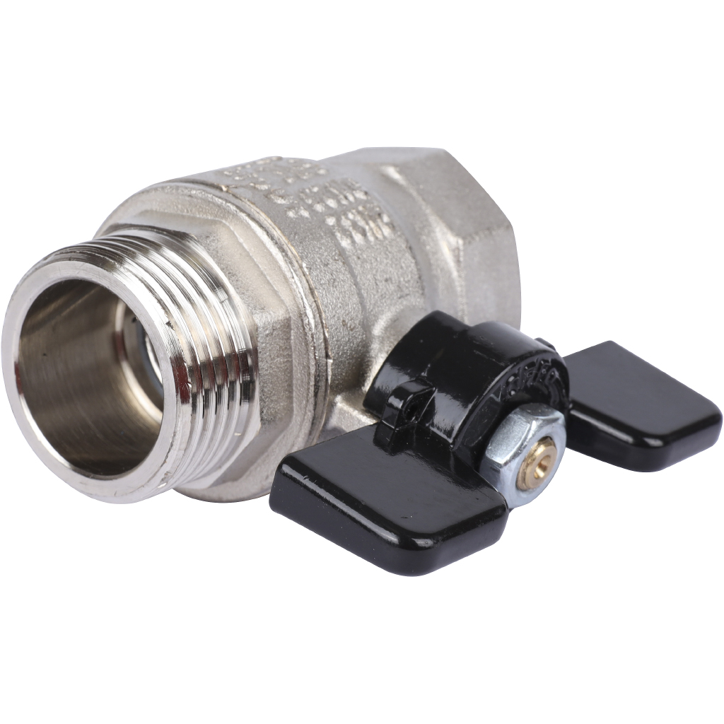 Кран шаровой STOUT SVB стандартнопроходной, ВР/НР, ручка бабочка 1, SVB-0014-000025