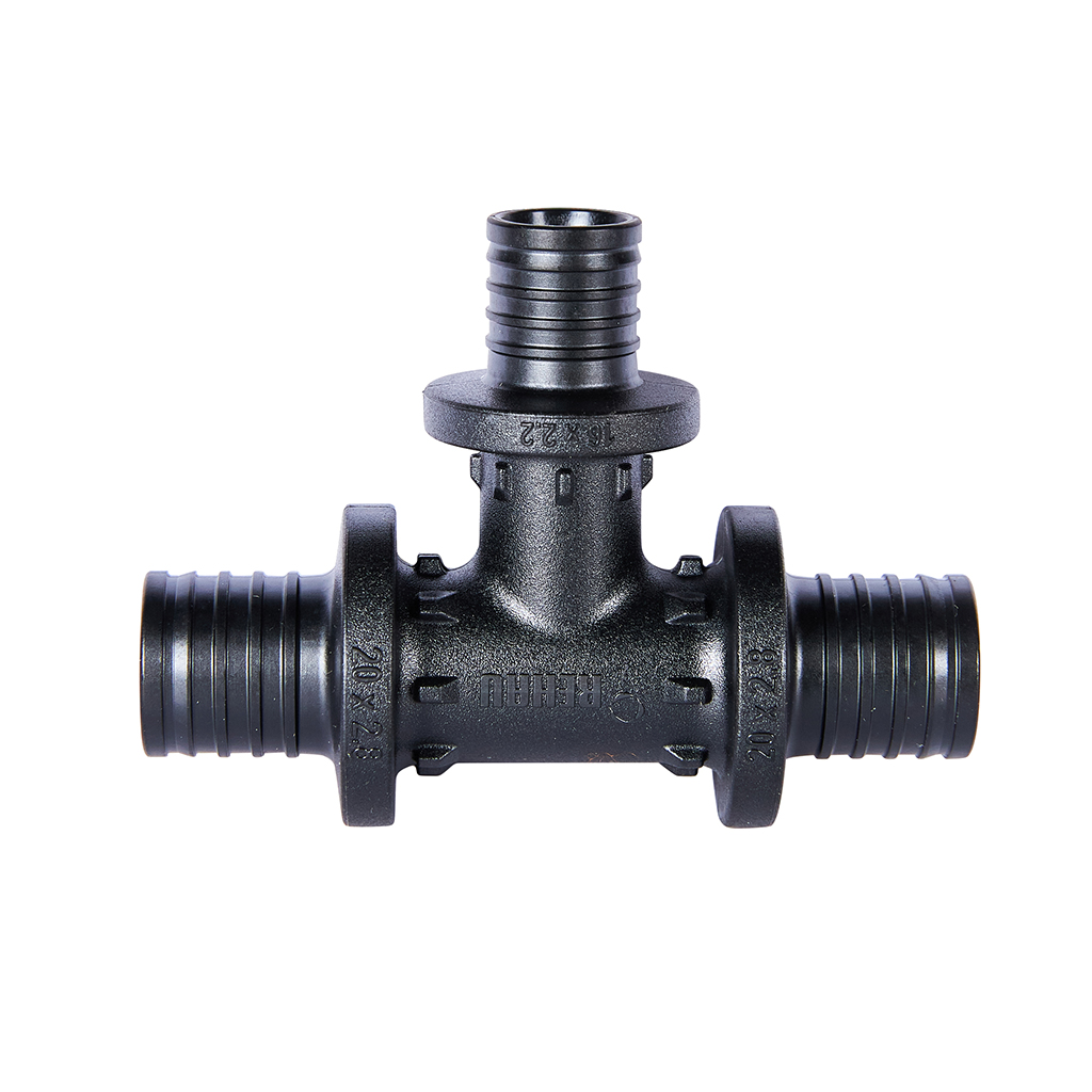 Тройник РЕХАУ RAUTITAN с уменьшенным боковым проходом 20-16-20 PX, 11600611001