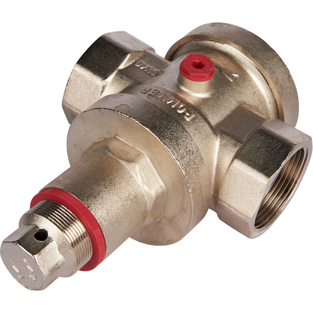 Редуктор давления ROMMER PN25 вн/вн 1 1/2  с выходом под манометр, RVS-0008-000040