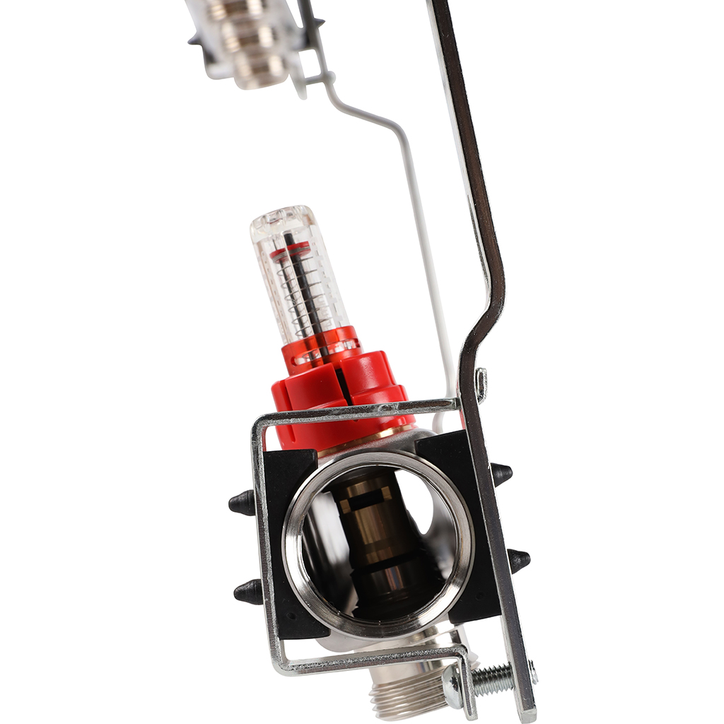 Коллектор из нержавеющей стали с расходомерами ROMMER 8 выходов, RMS-1200-000008