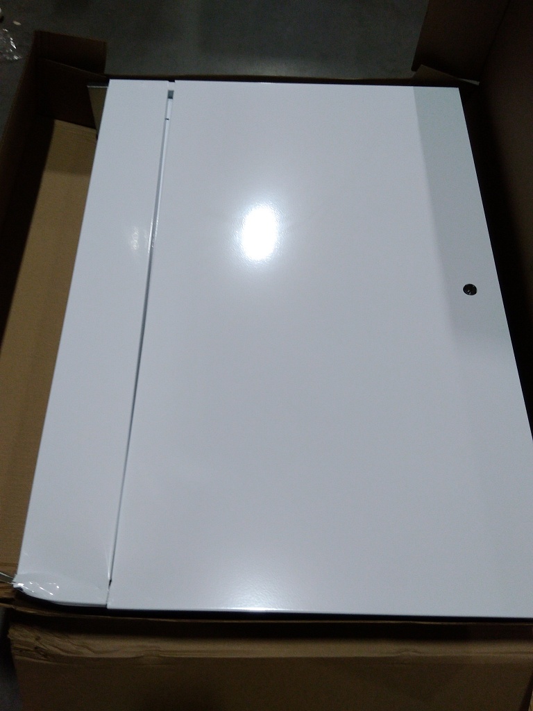 Уцененный товар (вмятина на нижней части ): Шкаф распределительный встроенный STOUT 11-12 выходов (ШРВ-4) 670х125х896