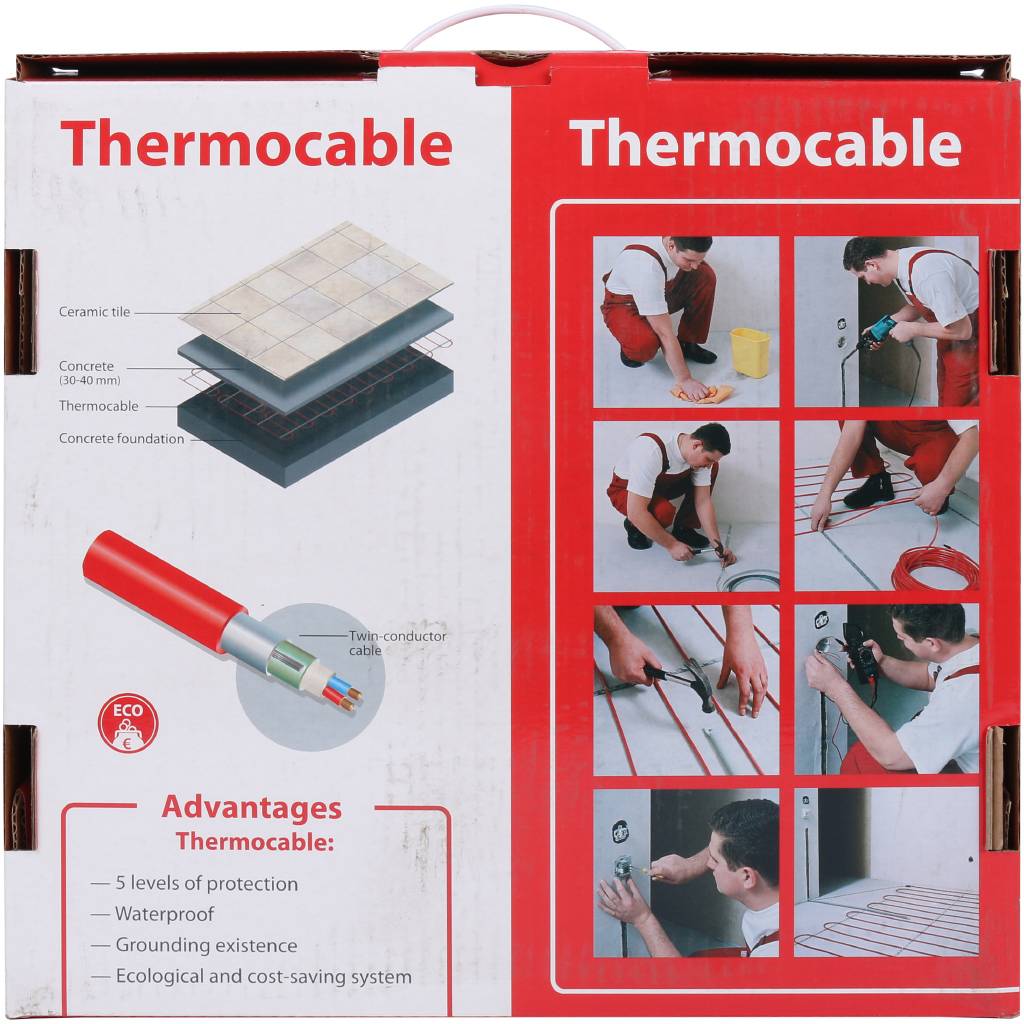 Термокабель THERMO SVK-20 (комплект без регулятора) 18 метров, SVK-20 018-0350