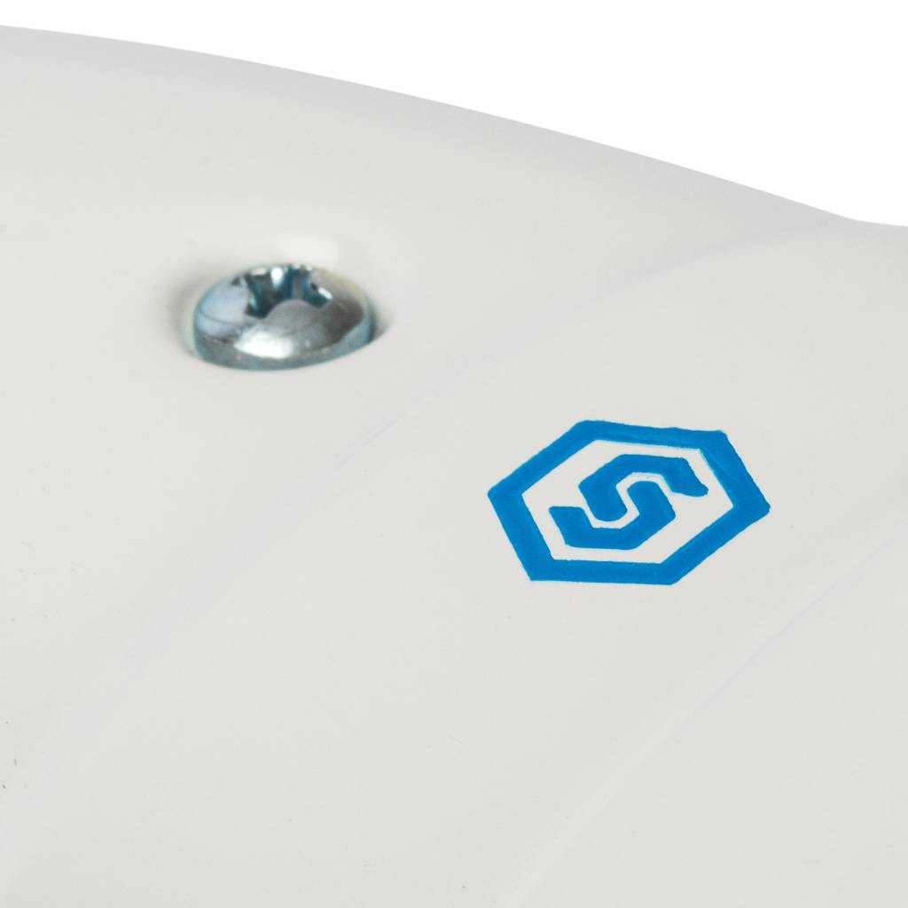 *SCA-8610-230090 STOUT Элемент дымохода конденсац. адаптер 90° DN60/100 м/п PP-FE c хомутом (совместим. с Vaillant, Ariston), SCA-8610-230090