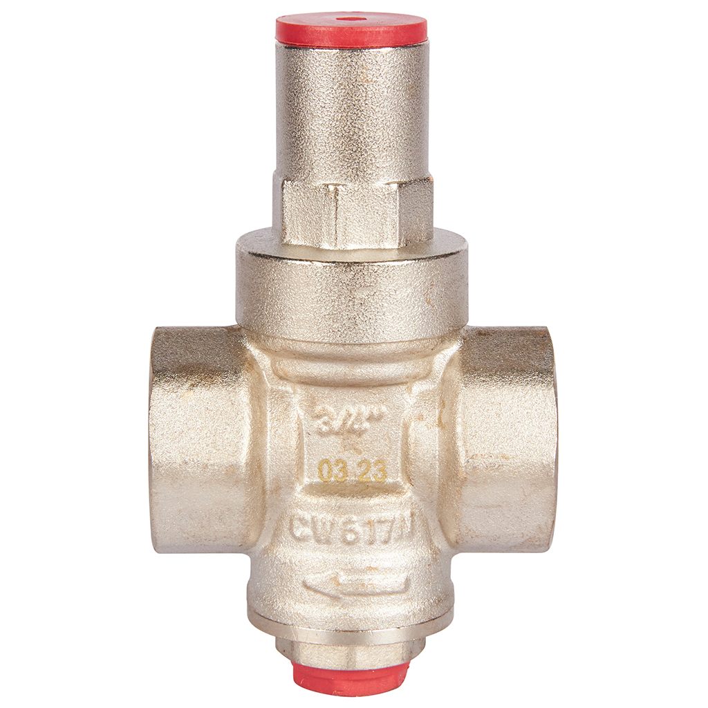 Редуктор давления ROMMER PN16 вн/вн 3/4  с выходом под манометр, RVS-0010-000020