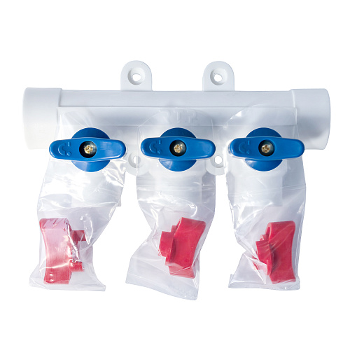 Коллектор с шаровым краном универсальный PPR 25х20/3, RTP