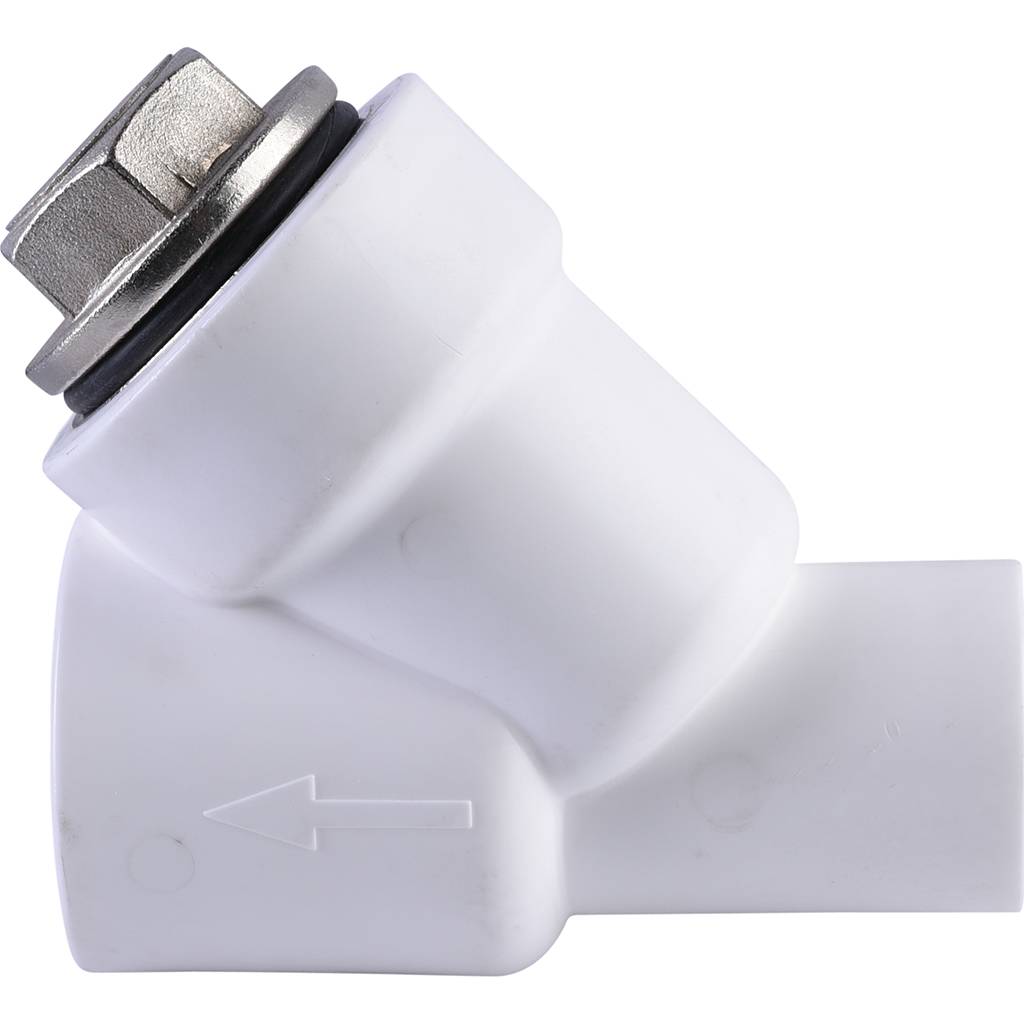 Фильтр Политэк d=32 для полипропиленовых труб под сварку (ВН-НР) (цвет белый), 9100313201