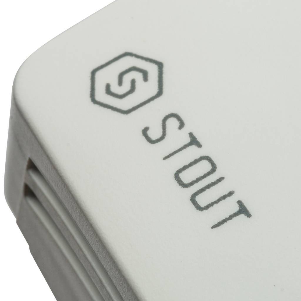 Проводной электронный термостат STOUT WFHT-BASIC со светодиодом, STE-0002-000003