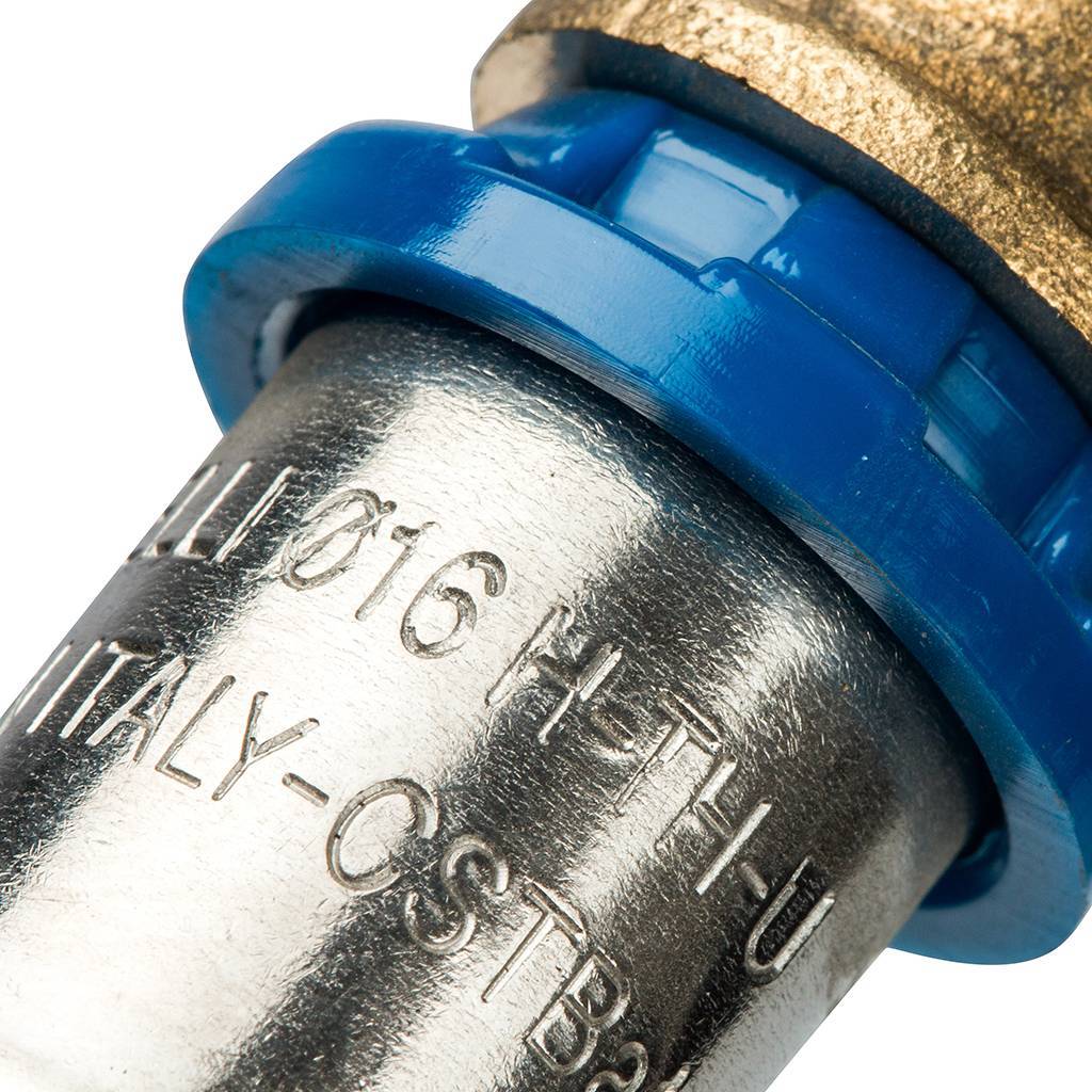 Тройник переходной Prandelli Multyrama 16.2х20.2х16.2 профиль H, TH, U для металлопластиковых труб прессовой, 509.34.14.1