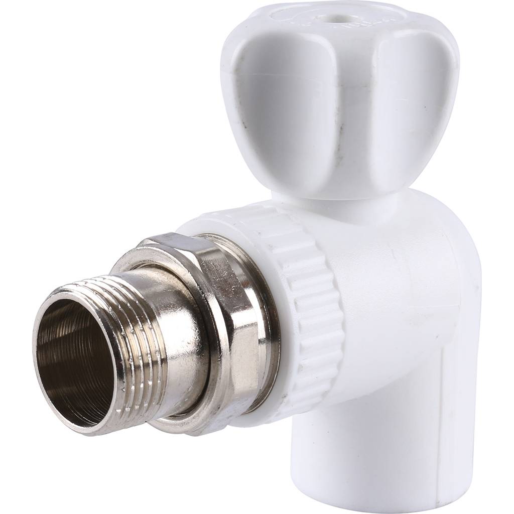 Кран шаровой Kalde разборный угловой с накидной гайкой 25х3/4, 3242-vre-250c00