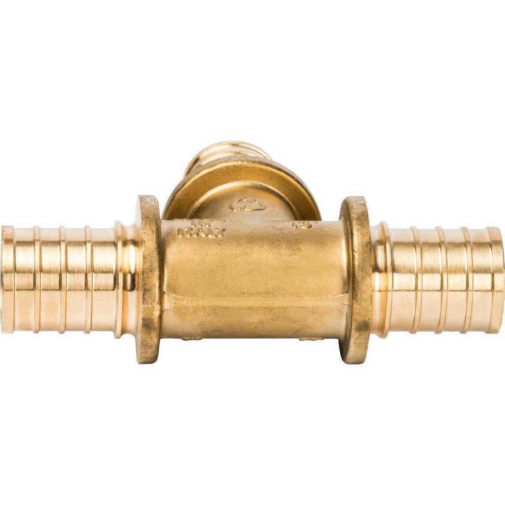 Тройник STOUT равнопроходный 32x32x32 для труб из сшитого полиэтилена аксиальный