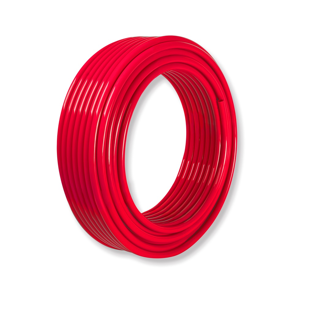 Труба ROMMER PEX из сшитого полиэтилена с кислородным слоем, красная, 20х2,0 (бухта 240 метров), RPX-0002-242020