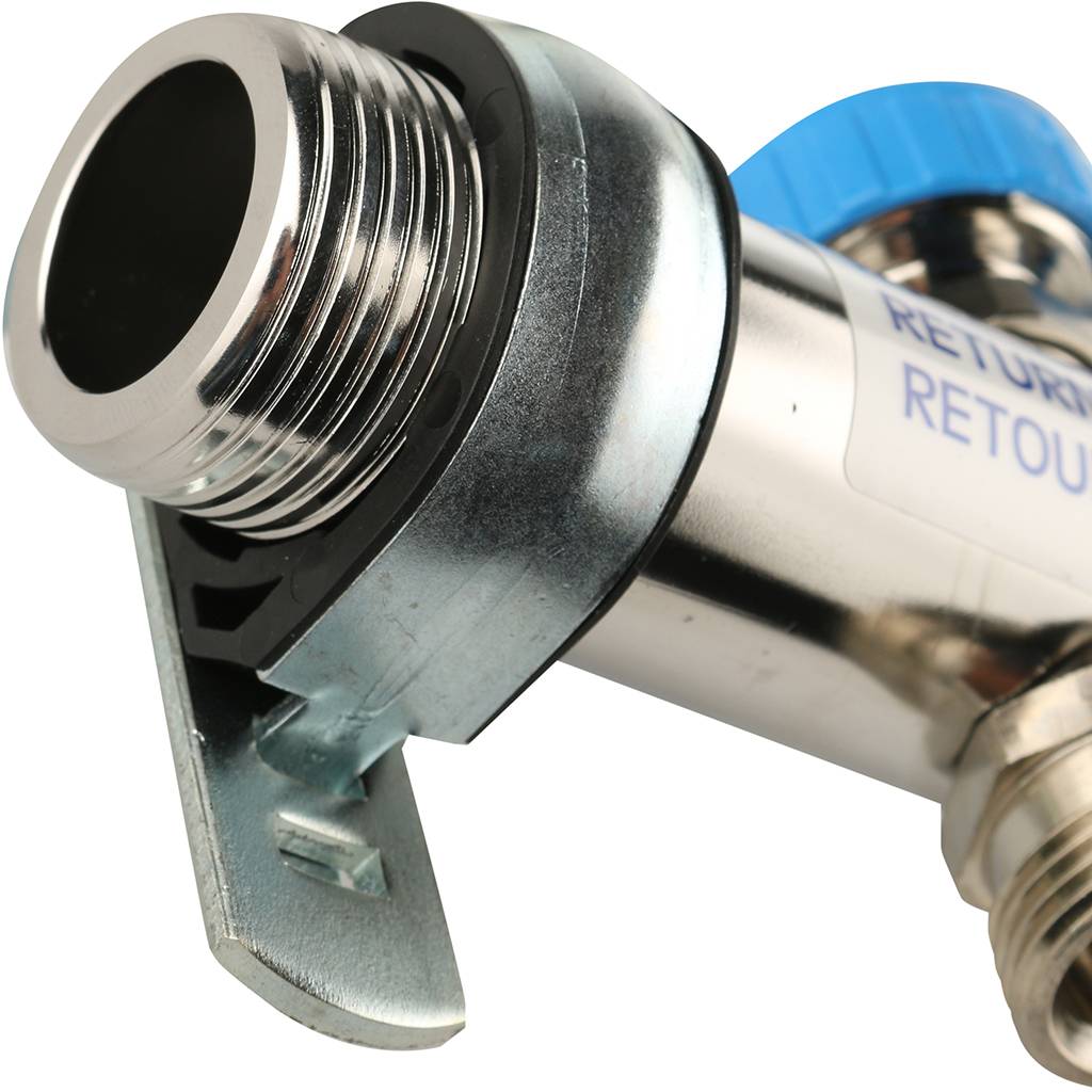 Распределительный коллектор РЕХАУ RAUTHERM S HKV-D на 10 контуров нерж .сталь (без шаровых кранов), 12081011002