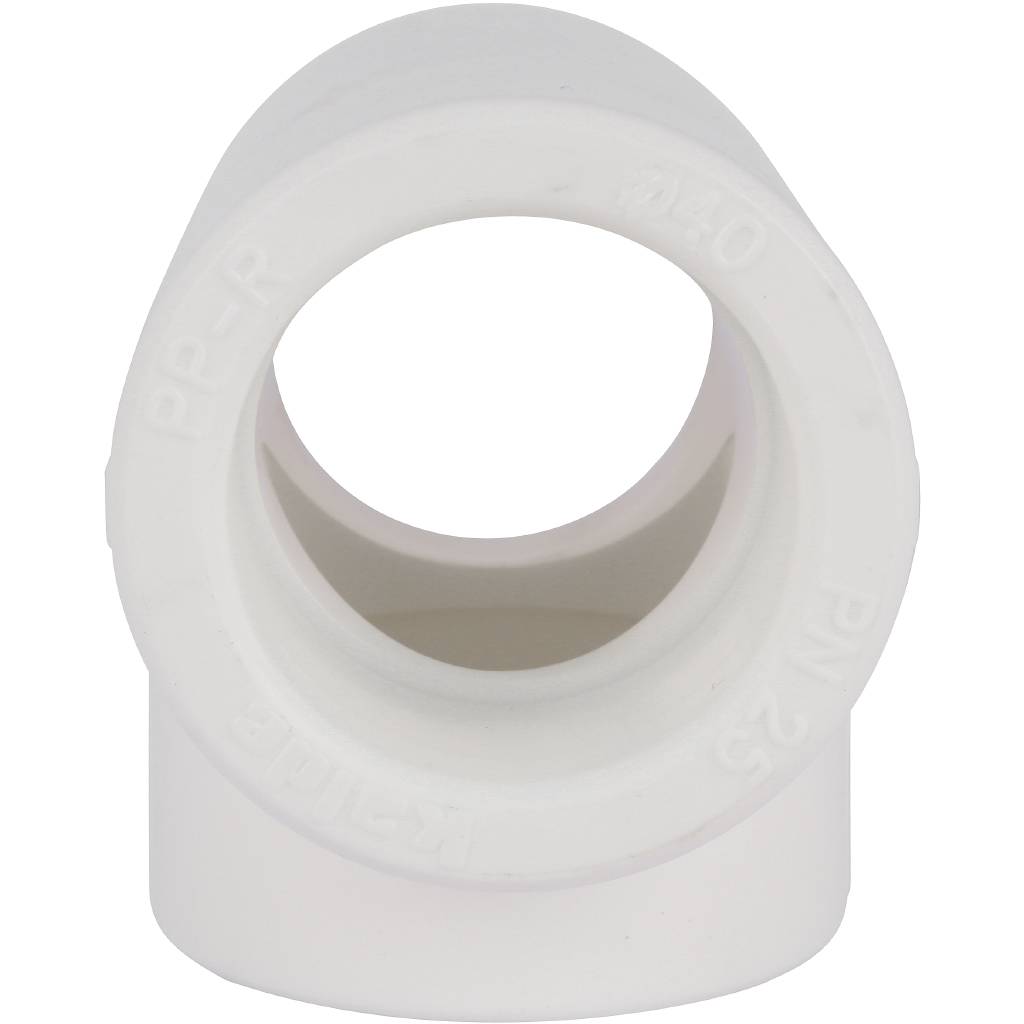 Тройник Kalde d=40 для полипропиленовых труб под сварку (цвет белый), R.3212-teo-400000