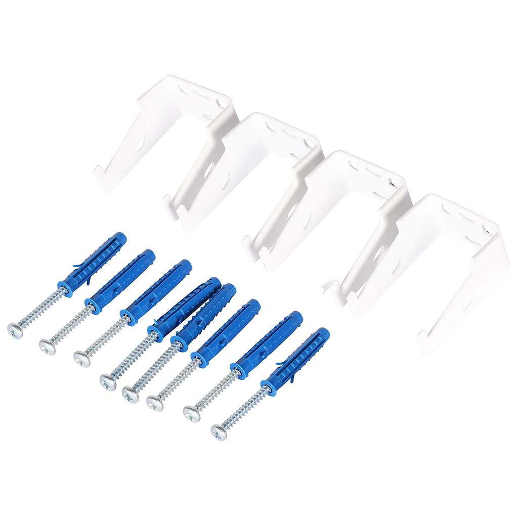 2-х трубчатый радиатор стальной ROMMER RST 2030/20 секций нижнее правое подключение RAL9016, RST-203020-020