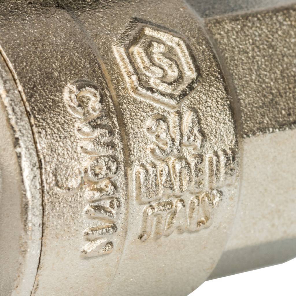 Кран шаровой полнопроходной STOUT ВР/НР, ручка бабочка 3/4