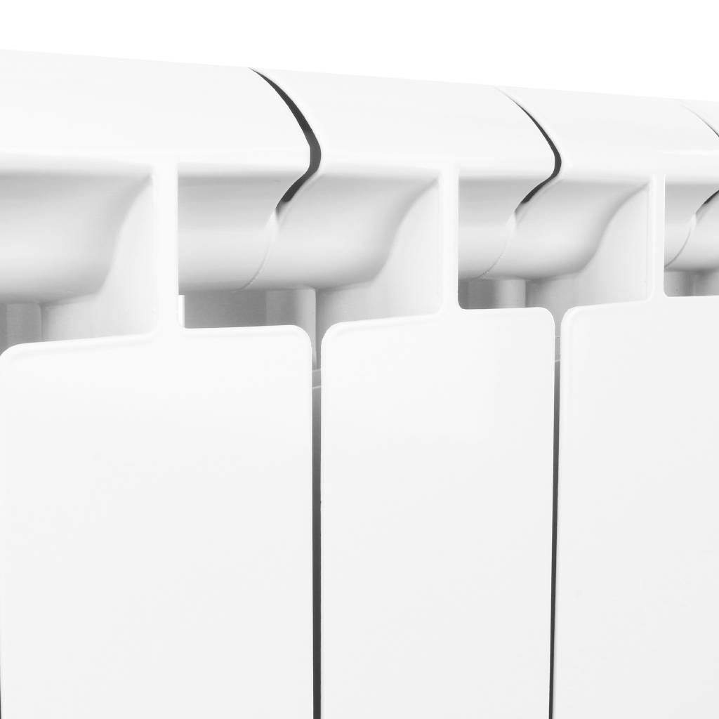 Радиатор биметаллический Global STYLE EXTRA 500 12 секций нижнее правое подключение (белый RAL 9010), STE05001012/DS