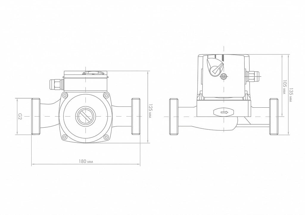 Насос циркуляционный для систем отопления ДЖИЛЕКС «ЦИРКУЛЬ» 32/40, 3240