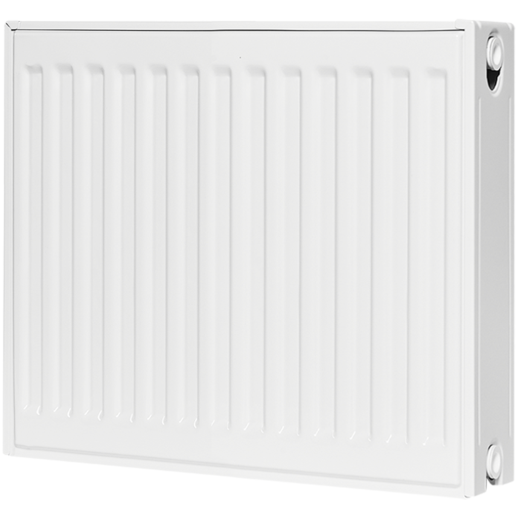 Стальной панельный радиатор ROMMER Compact 22/400/500 боковое подключение (цвет RAL 9016), RRS-2010-224050