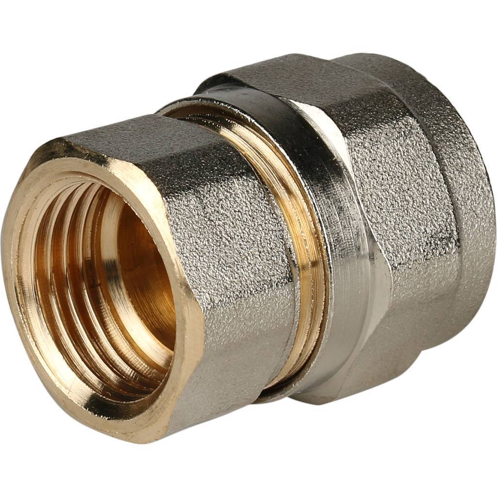 Переходник STOUT с внутренней резьбой 1/2 х20 для металлопластиковых труб винтовой, SFS-0002-001220