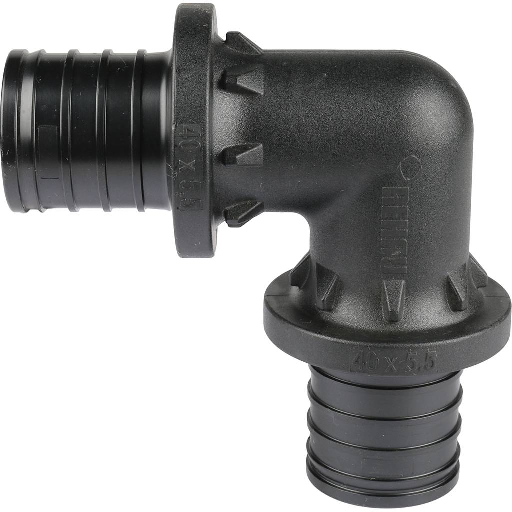 Угольник РЕХАУ RAUTITAN 90°, 40 PX для труб из сшитого полиэтилена аксиальный, 11600251001