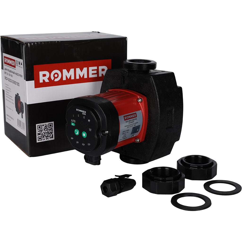 Циркуляционный насос ROMMER ERTI 32/60-180, RCP-0003-3260180
