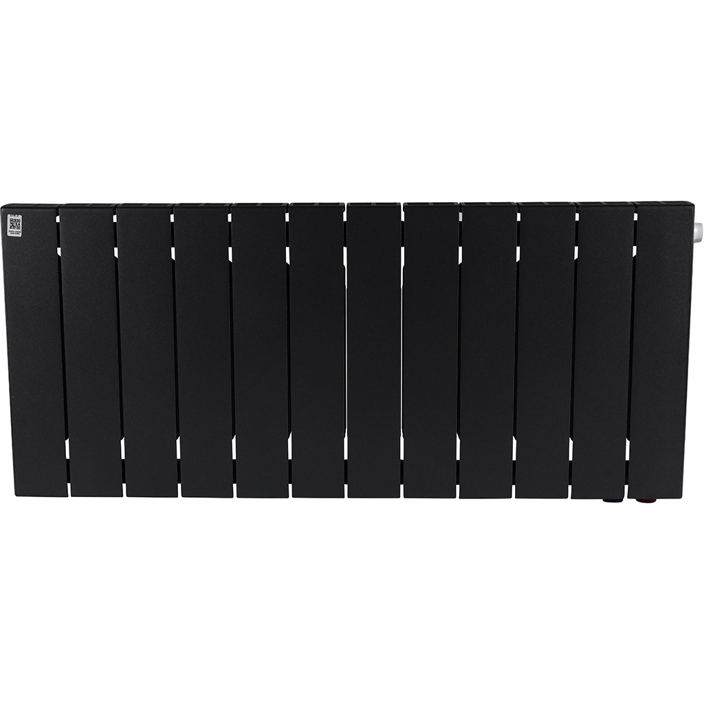 Радиатор биметаллический RIFAR SUPReMO VENTIL 350 SVR 12 секций нижнее правое подключение (Цвет АНТРАЦИТ), 4RS35.VR-12-AN