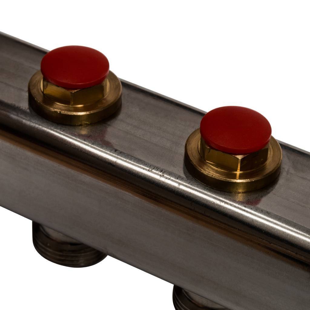 Коллектор из нержавеющей стали в сборе без расходомеров STOUT 8 выходов, SMS 0912 000008