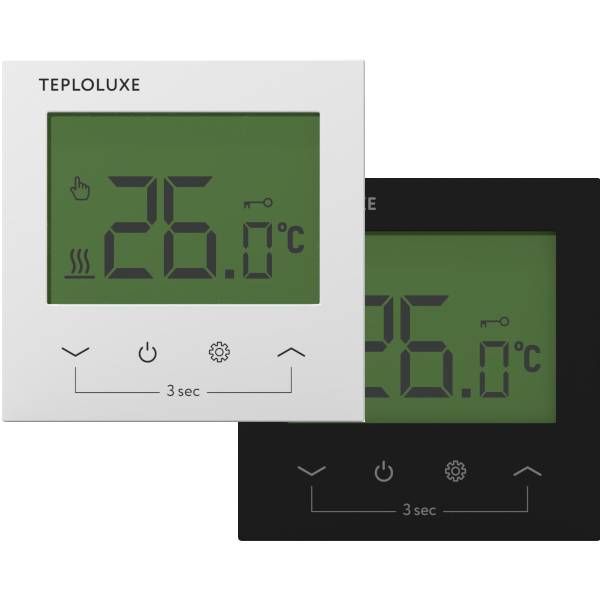 Терморегулятор электронный Теплолюкс Pontus черный