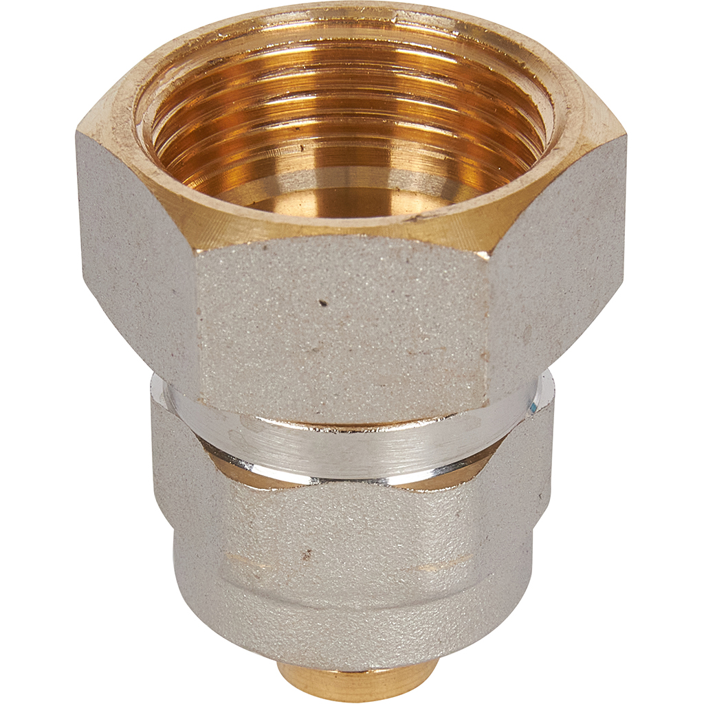Переходник STOUT с внутренней резьбой 3/4 х16 для металлопластиковых труб винтовой, SFS-0002-003416