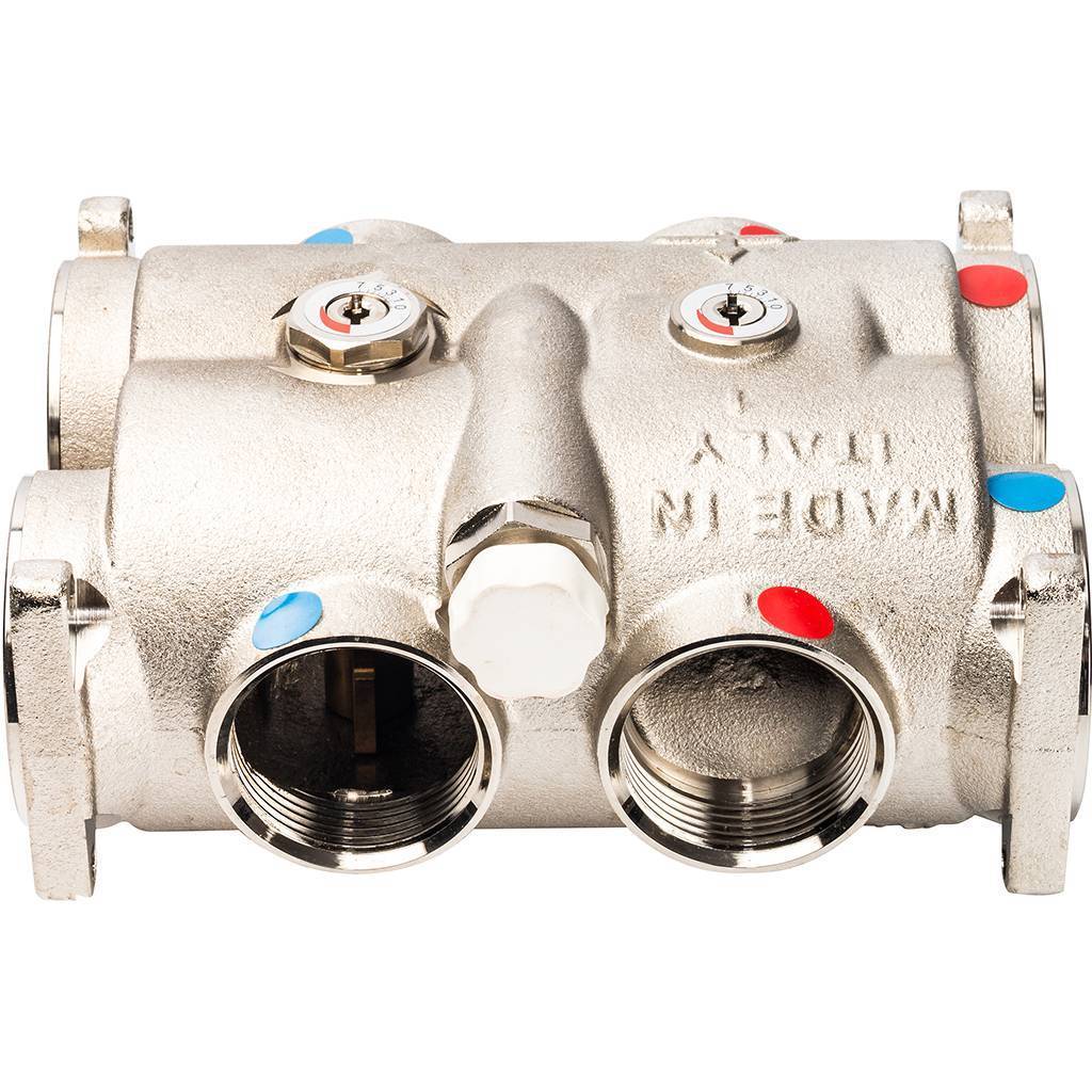 Модульный коллектор LUXOR с соединениями для групп G1 1/4 (CD 1210 1 1/2 x 1 1/4)