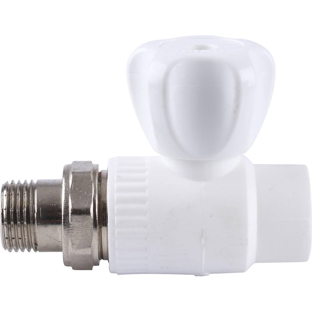 Кран шаровой разборный Kalde прямой с накидной гайкой 20х1/2, 3242-vlr-200b00