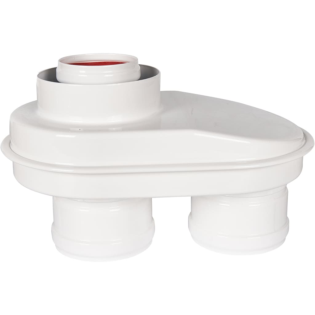 Адаптер традиционный ROMMER переход на двухтрубную систему D80/80 (Baxi(кроме ECONova/Classic),Mizudo,Haier,Arderia и др.) хомут в компл., RCA-8080-210002