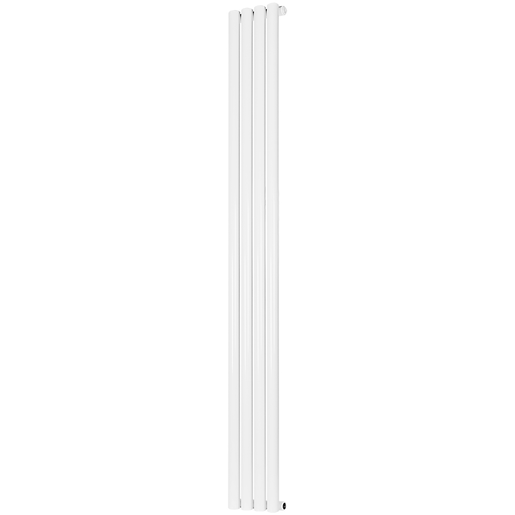 Стальной трубчатый радиатор STOUT TUBE ROUND 4 секции боковое подключение R40 1-1750-4, STR40117504