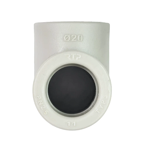 Тройник PPR  20х20х90, PN25 серый, РТП