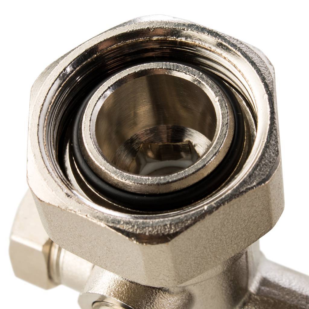 Узел нижнего подключения радиатора STOUT для однотрубной системы, прямой 3/4, SVH-0001-000020