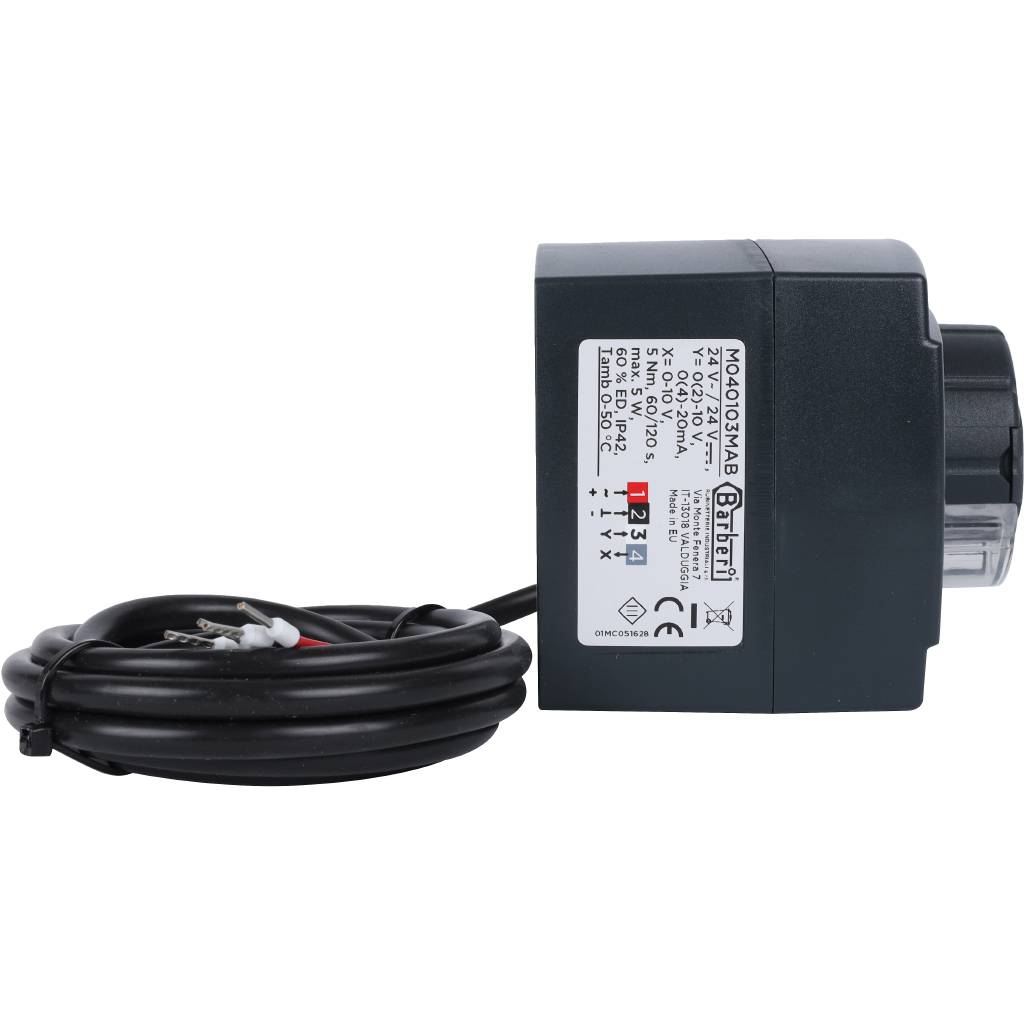 Сервопривод для смесительных клапанов STOUT SVM-0005 для пропорциональной регулировки ход 90°, SVM-0005-230016