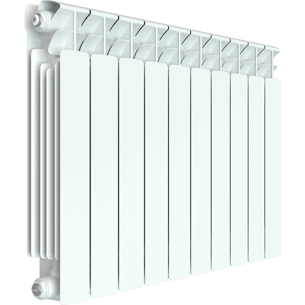 Радиатор биметаллический RIFAR BASE 500 10 секций боковое подключение (цвет RAL 1015)