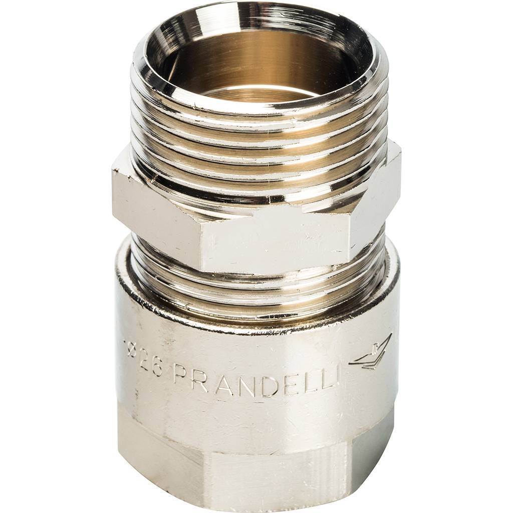 Муфта с нар.резьбой Prandelli Multyrama (26х3.0х1), 103.01.22.6