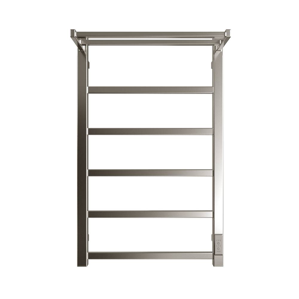 Полотенцесушитель STOUT электрический JAZZ quadro 80*50 Полированный с полкой, SHQ-J1QQ-F08050