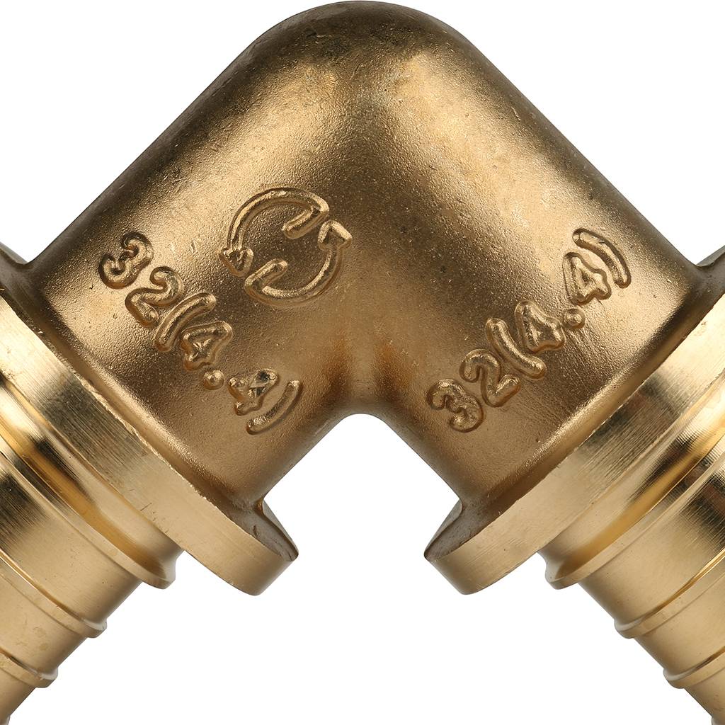 Угольник STOUT 90° 16 для труб из сшитого полиэтилена аксиальный, SFA-0007-000016