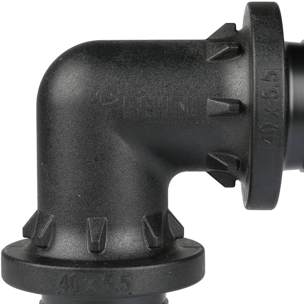 Угольник РЕХАУ RAUTITAN 90°, 40 PX для труб из сшитого полиэтилена аксиальный, 11600251001