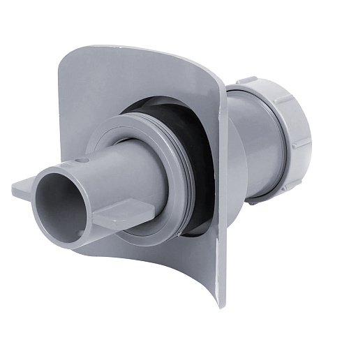 Врезка (адаптер) в канализационную трубу ВК ABS 110х40, серый,РТП